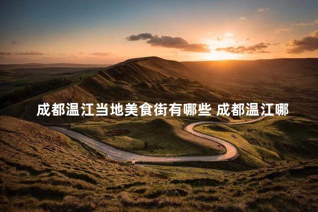 成都温江当地美食街有哪些 成都温江哪些美食街汇集了当地美食